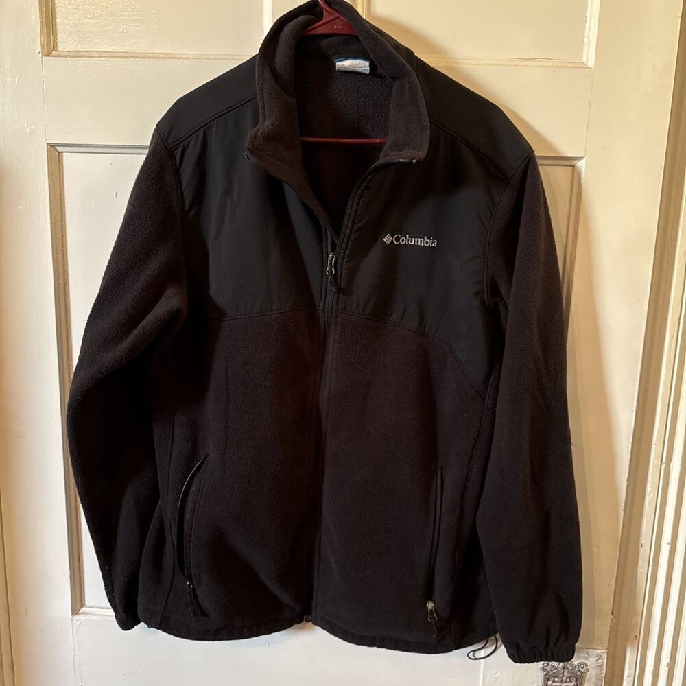 Columbia Sportswear Men’s 100% Polyester Full Zip Fleece Jacket size large